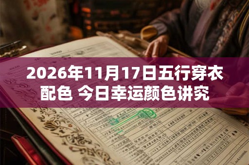 2026年11月17日五行穿衣配色 今日幸运颜色讲究