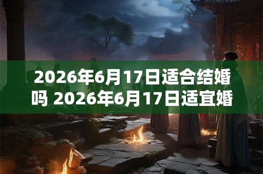 2026年6月17日适合结婚吗 2026年6月17日适宜婚礼吗