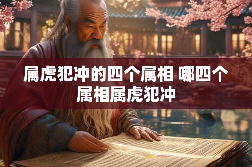 属虎犯冲的四个属相 哪四个属相属虎犯冲