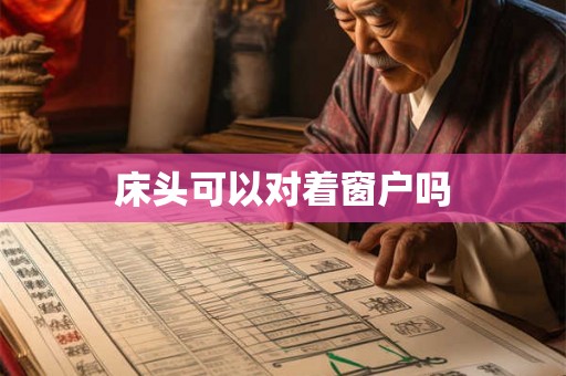 床头可以对着窗户吗 床头可以对着窗户吗