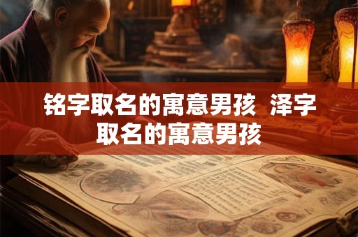 铭字取名的寓意男孩 泽字取名的寓意男孩 铭字取名的寓意男孩 泽字取名的寓意男孩