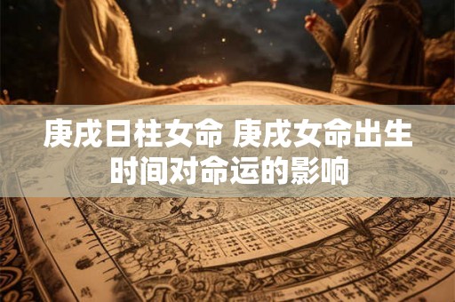 庚戌日柱女命 庚戌女命出生时间对命运的影响