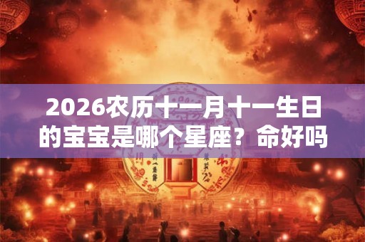2026农历十一月十一生日的宝宝是哪个星座？命好吗？