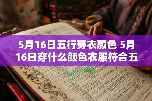 5月16日五行穿衣颜色 5月16日穿什么颜色衣服符合五行