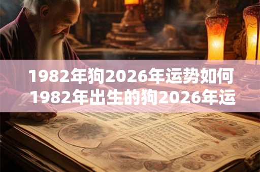 1982年狗2026年运势如何 1982年出生的狗2026年运势如何