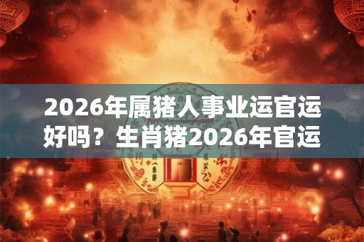 2026年属猪人事业运官运好吗？生肖猪2026年官运好不好？