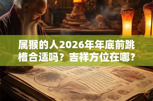 属猴的人2026年年底前跳槽合适吗?吉祥方位在哪? 属猴的人2026年年底前跳槽合适吗?吉祥方位在哪?