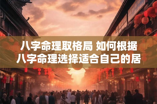 八字命理取格局 如何根据八字命理选择适合自己的居家格局