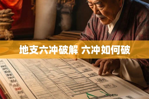 地支六冲破解 六冲如何破