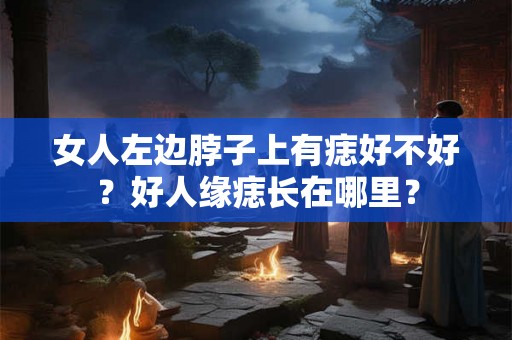 女人左边脖子上有痣好不好?好人缘痣长在哪里? 女人左边脖子上有痣好不好?好人缘痣长在哪里?