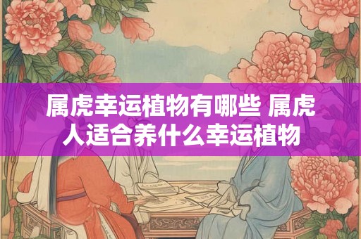 属虎幸运植物有哪些 属虎人适合养什么幸运植物