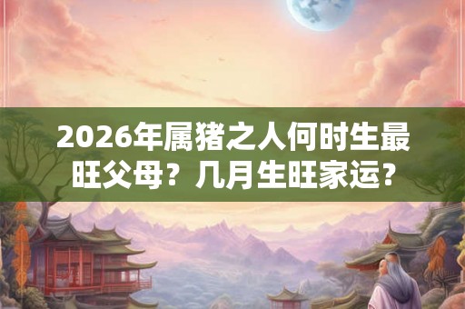 2026年属猪之人何时生最旺父母?几月生旺家运? 2026年属猪之人何时生最旺父母?几月生旺家运?