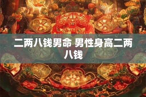 二两八钱男命 男性身高二两八钱