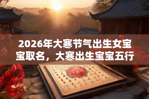 2026年大寒节气出生女宝宝取名，大寒出生宝宝五行缺什么？