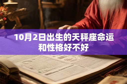 10月2日出生的天秤座命运和性格好不好 10月2日出生的天秤座命运和性格好不好