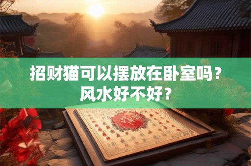 招财猫可以摆放在卧室吗？风水好不好？