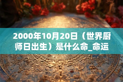 2000年10月20日（世界厨师日出生）是什么命_命运如何