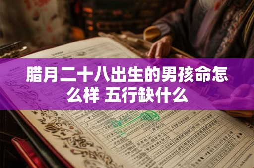 腊月二十八出生的男孩命怎么样 五行缺什么
