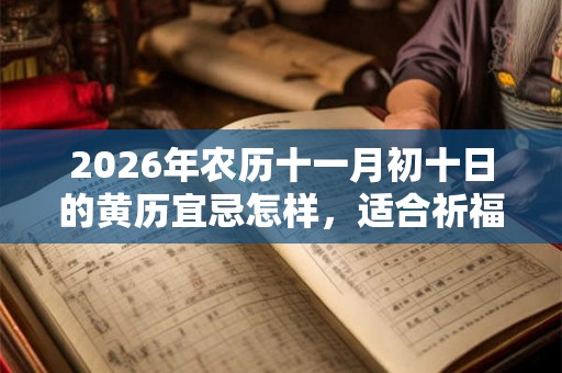 2026年农历十一月初十日的黄历宜忌怎样，适合祈福吗？