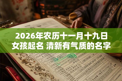 2026年农历十一月十九日女孩起名 清新有气质的名字精选