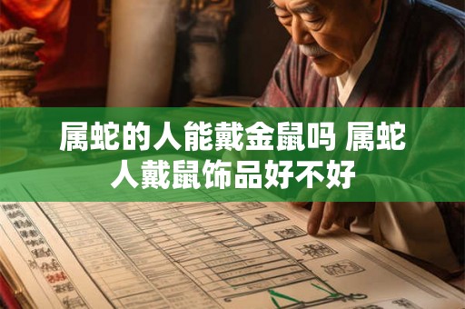 属蛇的人能戴金鼠吗 属蛇人戴鼠饰品好不好
