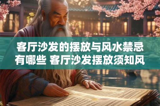 客厅沙发的摆放与风水禁忌有哪些 客厅沙发摆放须知风水禁忌