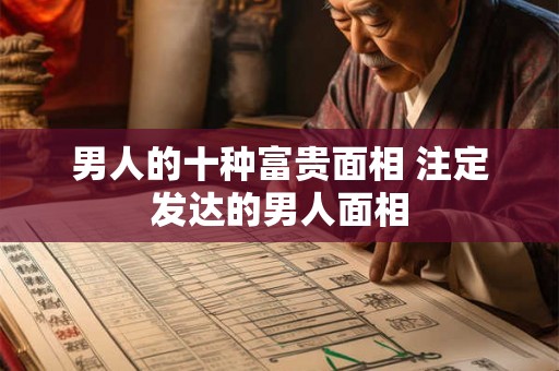 男人的十种富贵面相 注定发达的男人面相 男人的十种富贵面相 注定发达的男人面相