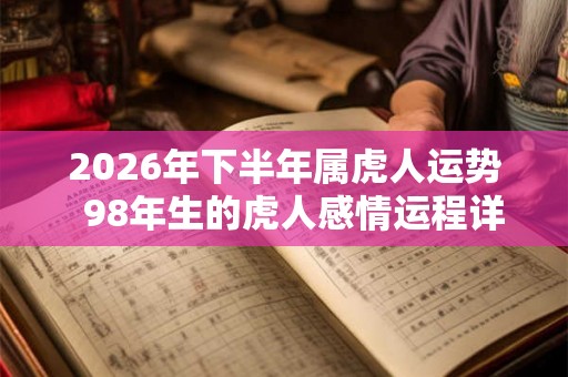 2026年下半年属虎人运势  98年生的虎人感情运程详解
