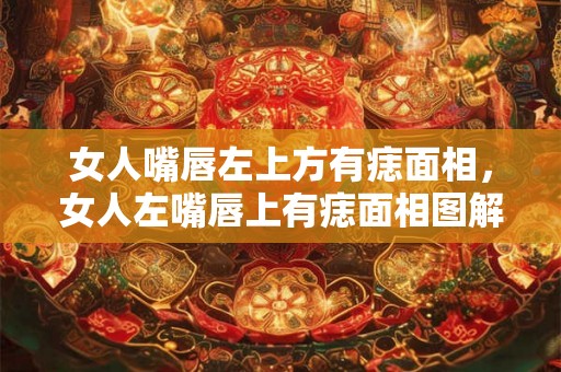 女人嘴唇左上方有痣面相，女人左嘴唇上有痣面相图解