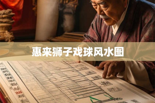 惠来狮子戏球风水图