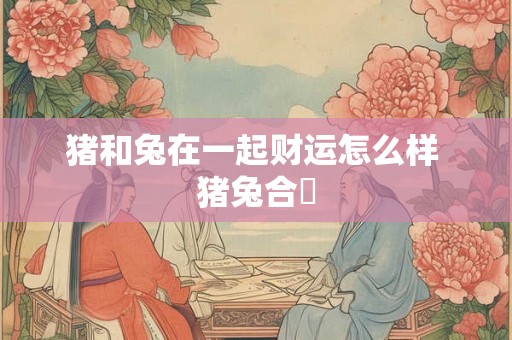 猪和兔在一起财运怎么样 猪兔合財