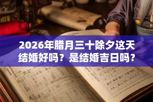 2026年腊月三十除夕这天结婚好吗？是结婚吉日吗？