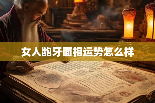 女人龅牙面相运势怎么样