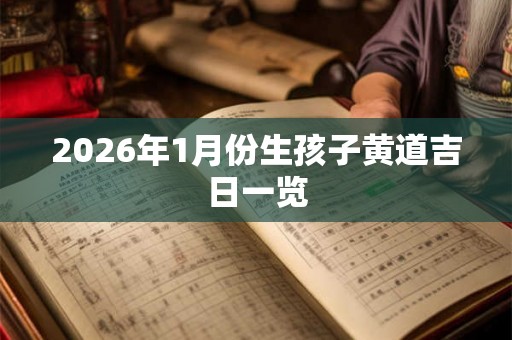 2026年1月份生孩子黄道吉日一览