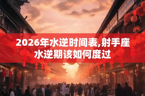 2026年水逆时间表,射手座水逆期该如何度过