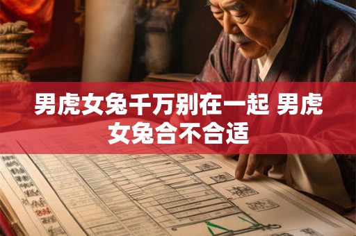 男虎女兔千万别在一起 男虎女兔合不合适