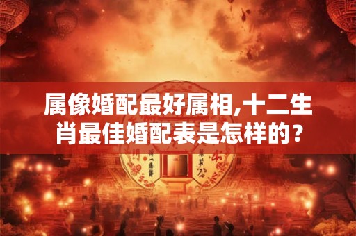 属像婚配最好属相,十二生肖最佳婚配表是怎样的? 属像婚配最好属相,十二生肖最佳婚配表是怎样的?