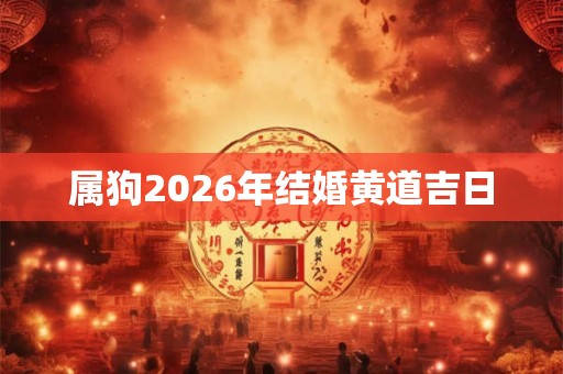 属狗2026年结婚黄道吉日
