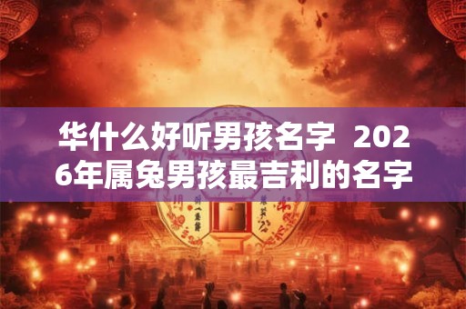 华什么好听男孩名字 2026年属兔男孩最吉利的名字 华什么好听男孩名字 2026年属兔男孩最吉利的名字
