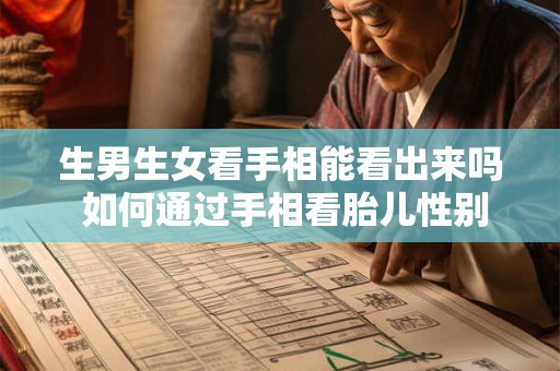 生男生女看手相能看出来吗 如何通过手相看胎儿性别
