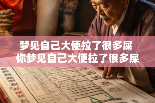 梦见自己大便拉了很多屎 你梦见自己大便拉了很多屎这代表什么含义