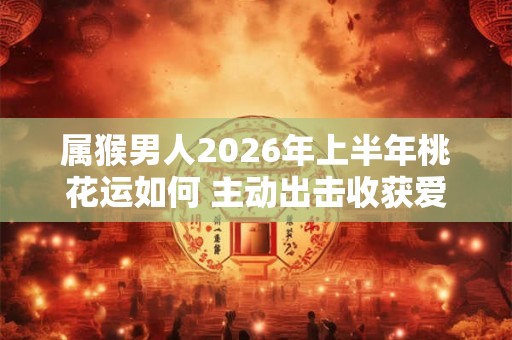 属猴男人2026年上半年桃花运如何 主动出击收获爱情