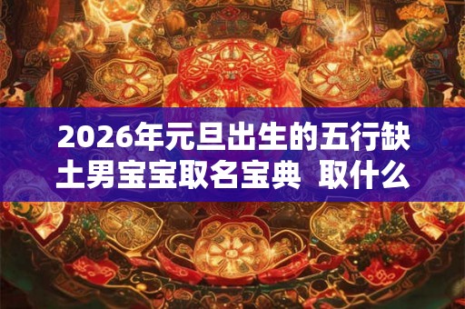 2026年元旦出生的五行缺土男宝宝取名宝典  取什么名字好