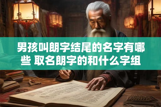 男孩叫朗字结尾的名字有哪些 取名朗字的和什么字组合好 男孩叫朗字结尾的名字有哪些 取名朗字的和什么字组合好