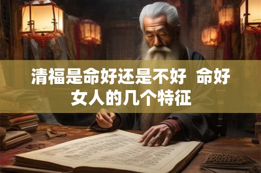 清福是命好还是不好  命好女人的几个特征