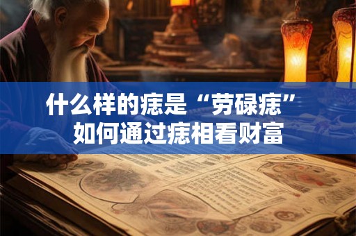 什么样的痣是“劳碌痣” 如何通过痣相看财富