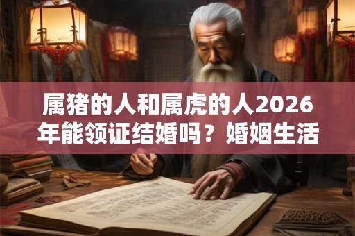属猪的人和属虎的人2026年能领证结婚吗？婚姻生活幸福吗？