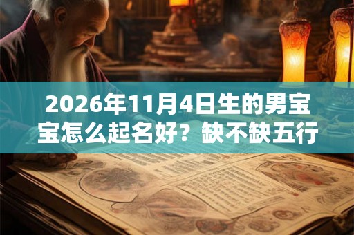 2026年11月4日生的男宝宝怎么起名好？缺不缺五行属性？