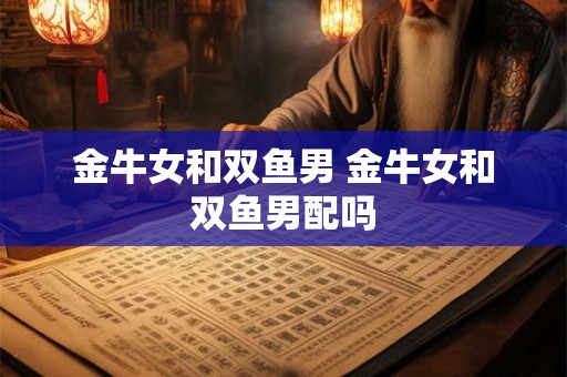 金牛女和双鱼男 金牛女和双鱼男配吗