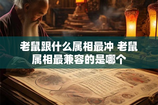 老鼠跟什么属相最冲 老鼠属相最兼容的是哪个